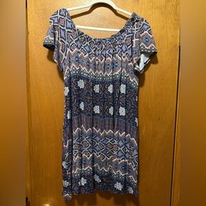 Geometric Patterned Dress Kiki Larue Leona Dress NWT